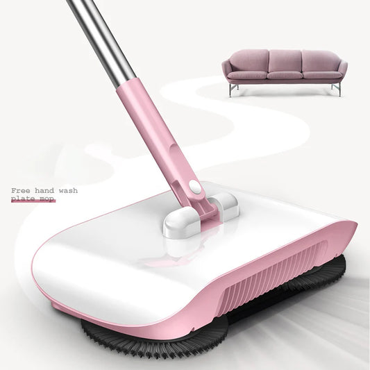 Manufacturer Hand Push Sweeping Robot Household Broom Dustpan Set Household Cleaning All-In-One Machine Lazy