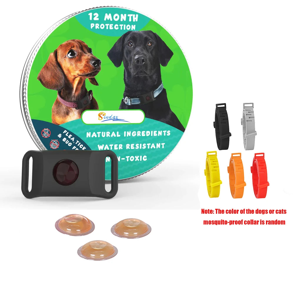 Natural Pets Anti - Flea & Tick Essential Oil Pendant Dogs Cats Safe Collar Wearable Pet Tags with Essential Oils to Repel Pests
