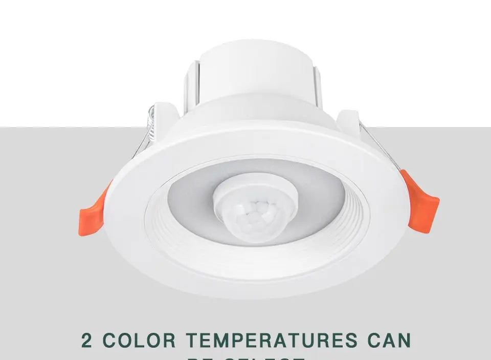 LED Downlights PIR Motion Sensor Down Light 5W 10W 15W 20W Recessed Ceiling Light Cold White Night Lamp LED Spotlight Downlight