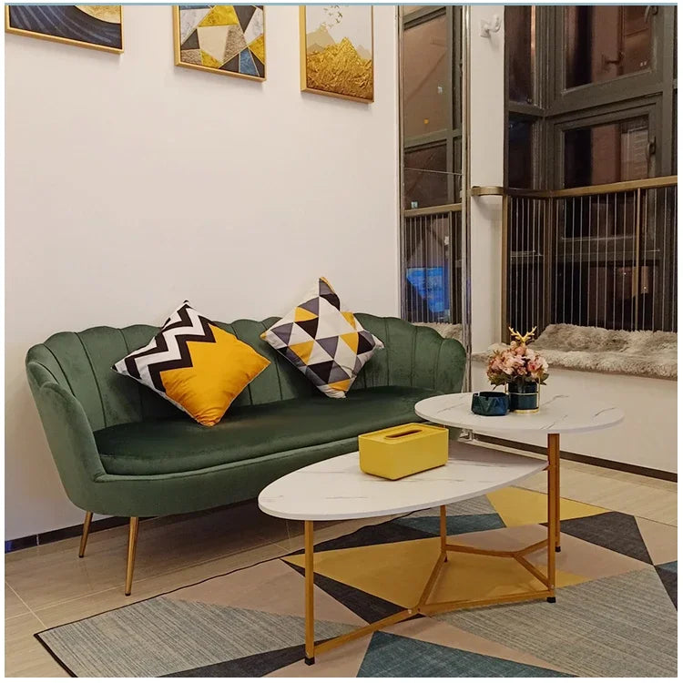 living room single Sofa Nordic Velvet Armchair Ergonomic design modern Corner small sofa luxury Relaxing chair Home furniture