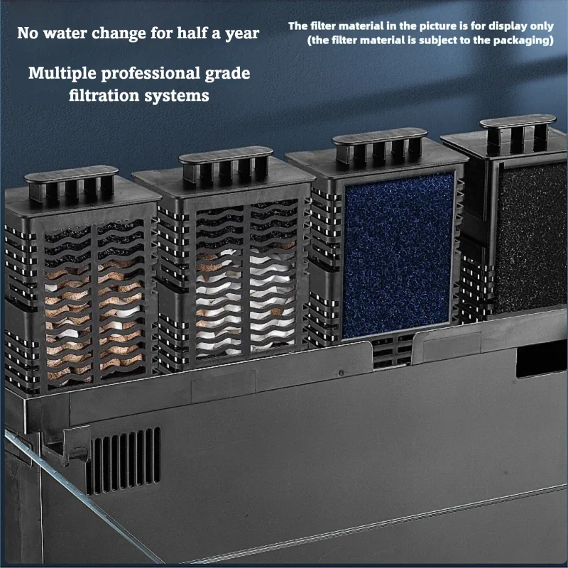 Cool Fish Aquarium Smart Desktop Fish Tank APP Touch Control Silent Air-Reduction Coral Reef for Marine Freshwater