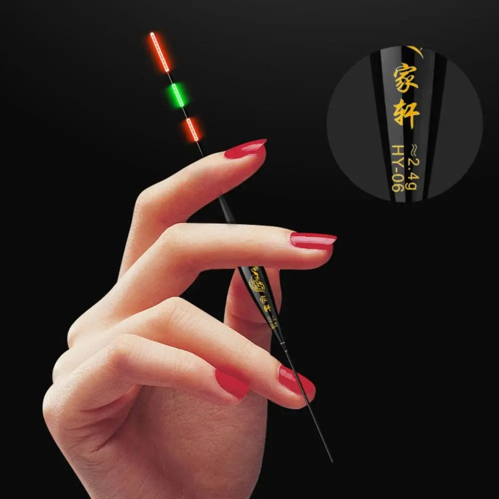 Smart Led Fishing Float Highly Sensitive Remind Buoy Gravity Sensor Glowing Electric Night Fishing Strobe Long Tail