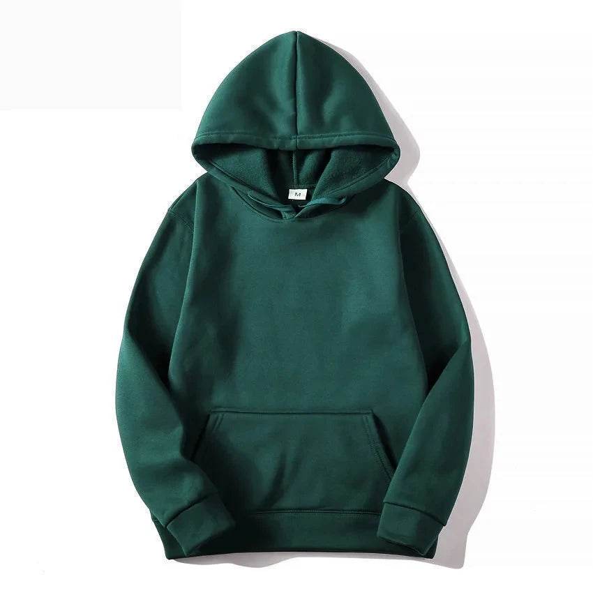 Hoodies for men and women 2025 autumn new item heavyweight American high street men's top plus size hooded pullover - AIAZ