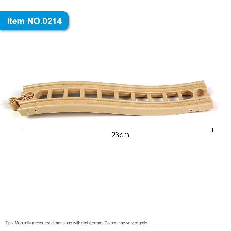 DIY Children Wooden Train Rail Track Accessories Toy Cross Track Railway Toys Compatible All Track for Kids Boys & Girls Gifts - AIAZ