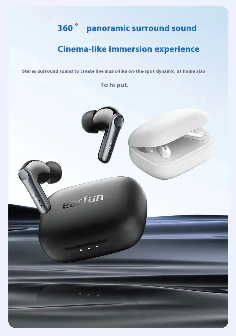 EarFun Air Pro4 Bluetooth Earphone HI-FI Active Noise Reduction IPX5 Waterproof Dynamic Diaphragm Ergonomics Gamer Earbuds