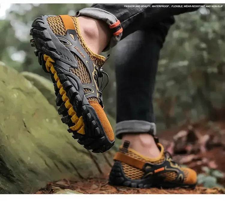 Wear-resistant Shoes for Men Hiking Shoes Jogging Trekking Sneakers Fast Zapatos Outdoor Hombre Invierno Outdoor Anti-slip - AIAZ