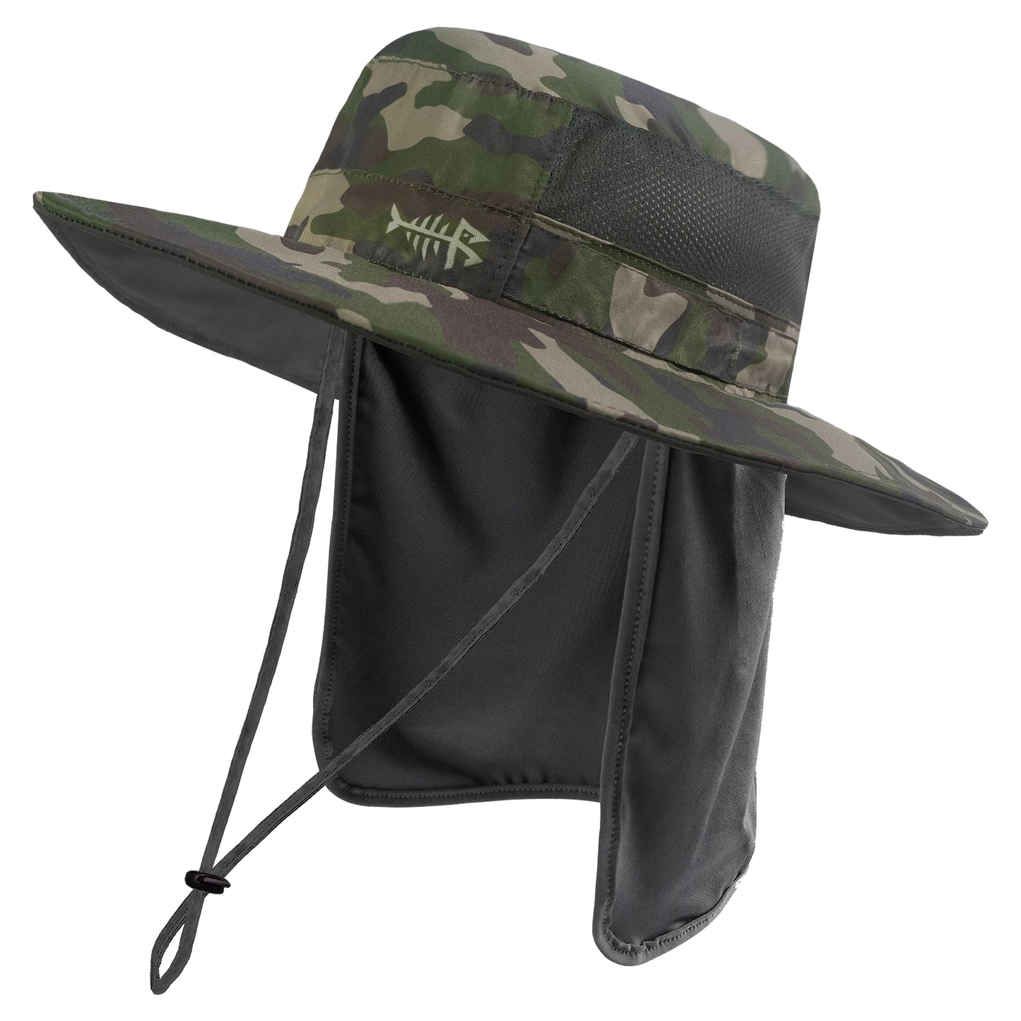 Bassdash UPF 50+ UV Protection Bucket Hat Water Resistant Wide Brim Tactical Fishing Hat Adjustable Size