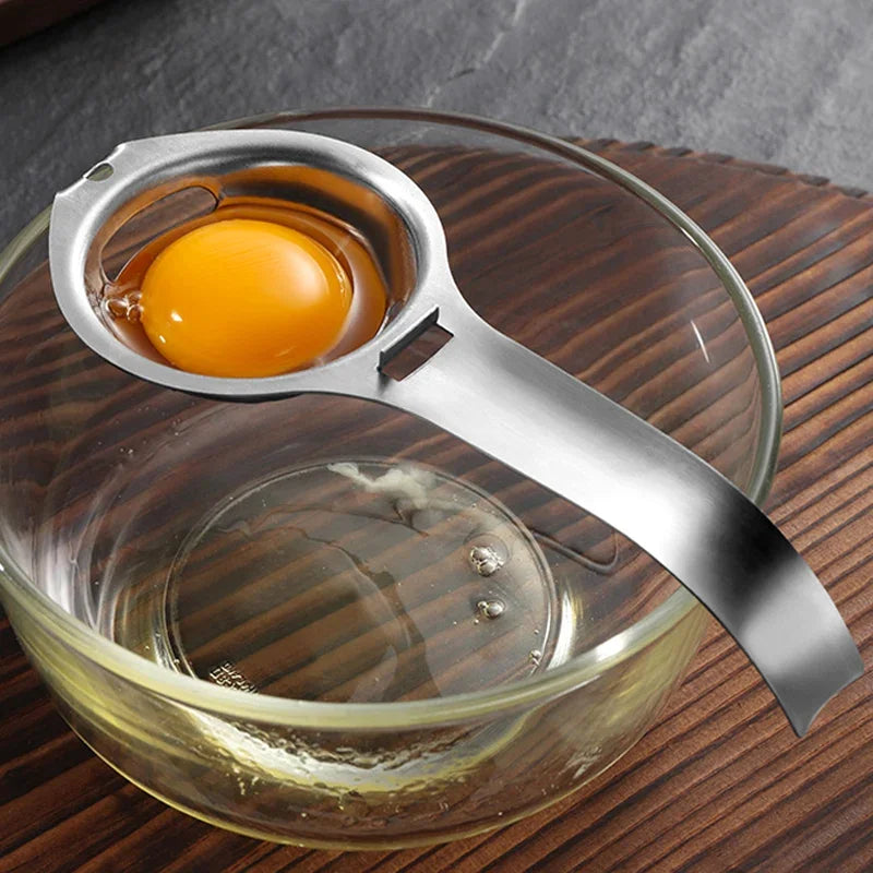 Egg Separator Egg Yolk White Filter 304 Stainless Steel Yolk Separator Egg Divider Sieve Baking Cooking Tools Kitchen Gadgets