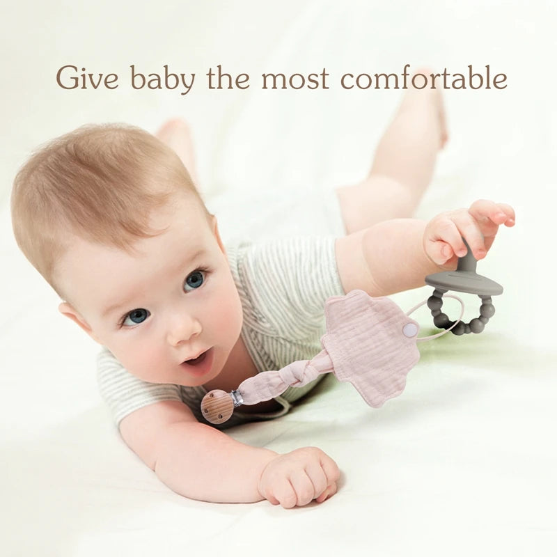 Baby Silicone Pacifier Clip Infant Newborn Sea Shell Shape Pacifier Chain Dummy Nipple Holder Clips Baby Pacifier Storage Box