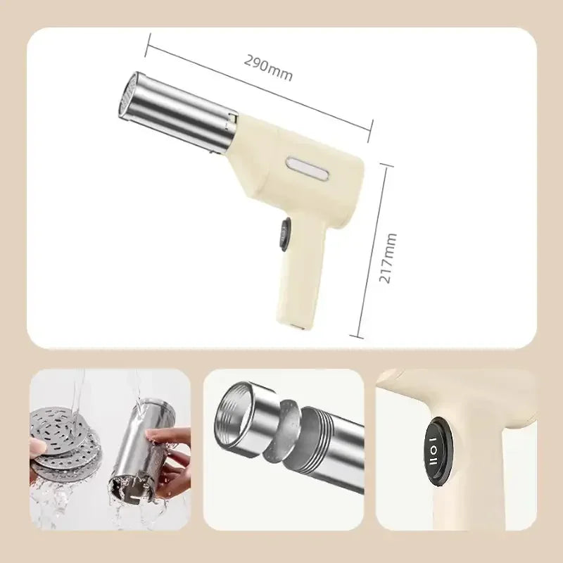 Household Electric Cordless Pasta Maker Machine Auto Noodle Maker for Kitchen 5 Pasta Shapes Detachable Easy Clean Pasta maker