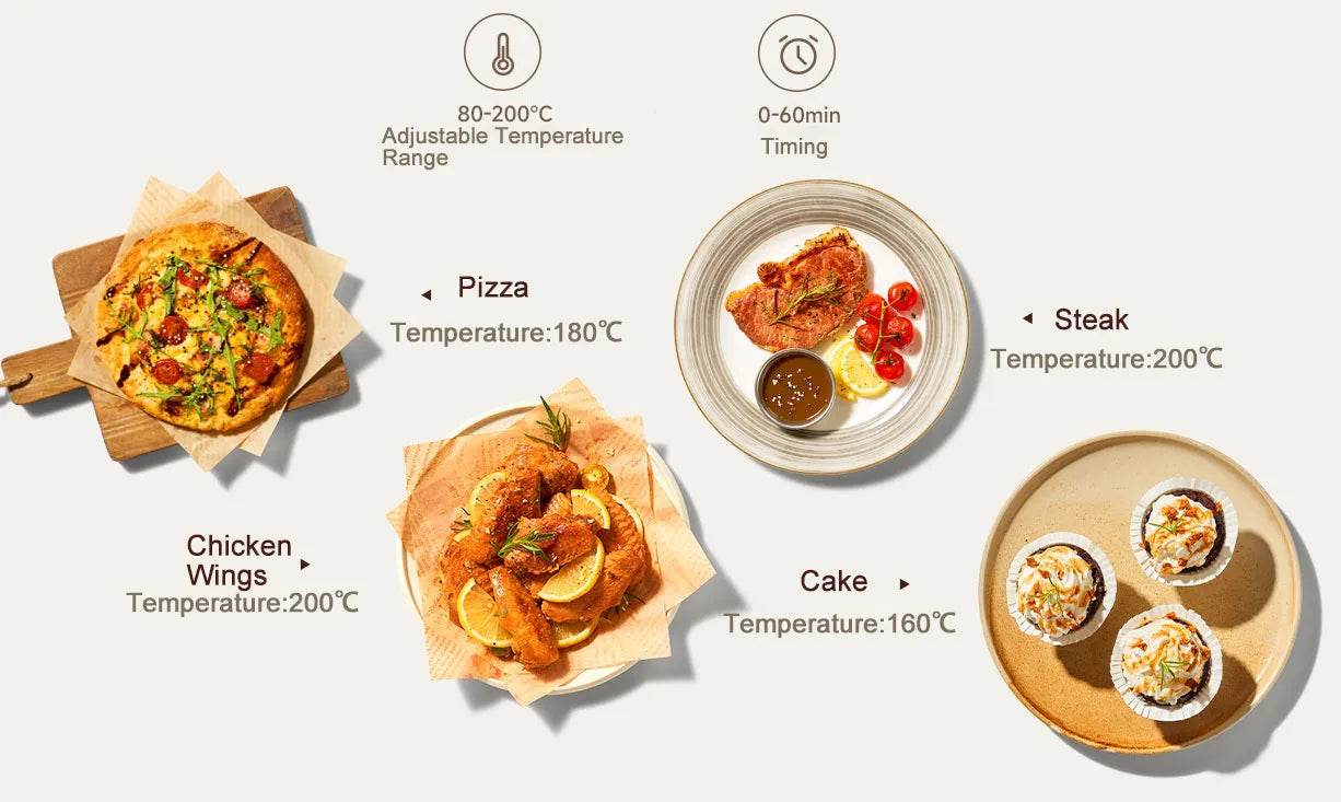 New Xiaomi Mijia Air Fryer N1 5L Household Low Oil And Light Fat No Flipping Required Smokeless Kitchen Electric Hot Fryer Oven - AIAZ