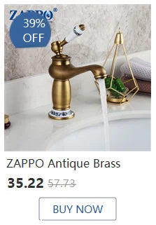 ZAPPO Jindezhen Ceramic Bathroom Vessel Sink Faucet Combo Round Washbasin Sinks for Bathroom Basin Sink Bowl with Mixer Tap