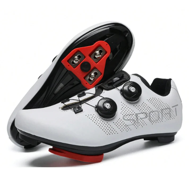 Cycling Shoes for Men Women Compatible with Peloton Bike Pre-Installed with Look Delta Cleats Outdoor Road Biking