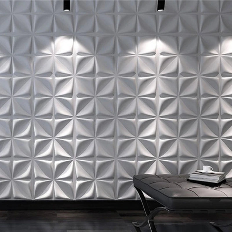 30cm house wall renovation geometric 3D wall panel non-self-adhesive 3D wall sticker art tile 3d wallpaper room bathroom ceiling