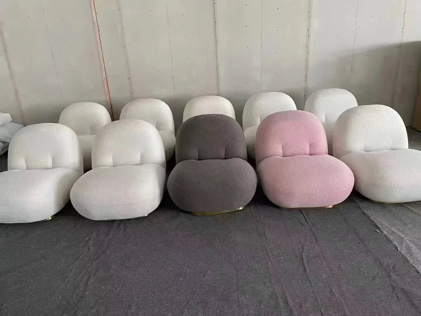 Curved Living Room Floor Sofas Lounge Modular Luxury Canape Salon Decoration  Armrest Designer Sofa Wedding Elastico Background