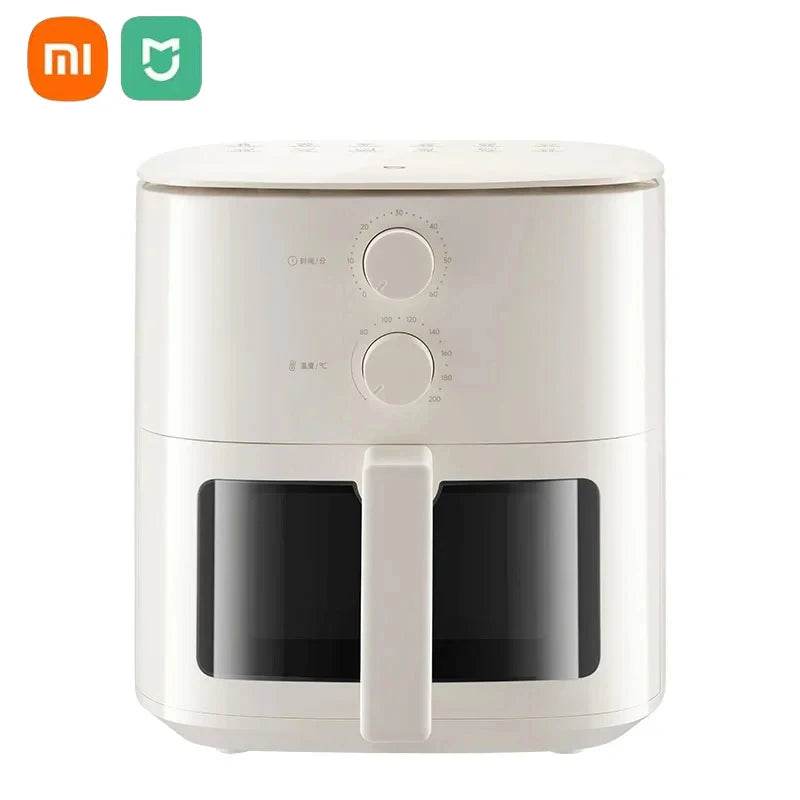 New Xiaomi Mijia Air Fryer N1 5L Household Low Oil And Light Fat No Flipping Required Smokeless Kitchen Electric Hot Fryer Oven - AIAZ