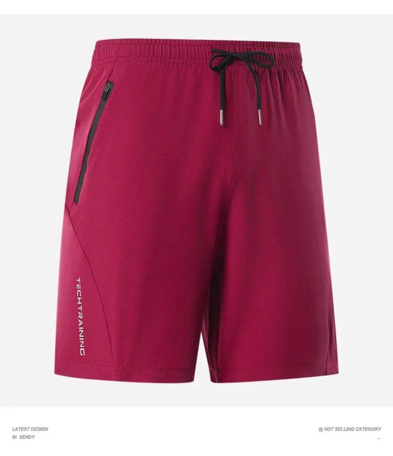 Trendy NEW 2025 Summer Men's Loose Shorts Above Knee Cross Border Beach Basketball Shorts Sweat Absorbing Casual Shorts - AIAZ