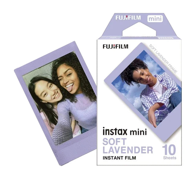 Fujifilm Instax Color Mini Film Instant 10-50 Sheets Black Frame Macaron Rainbow Photo Paper for Mini 12 11 9 8 7s 70 50 90 SP-2