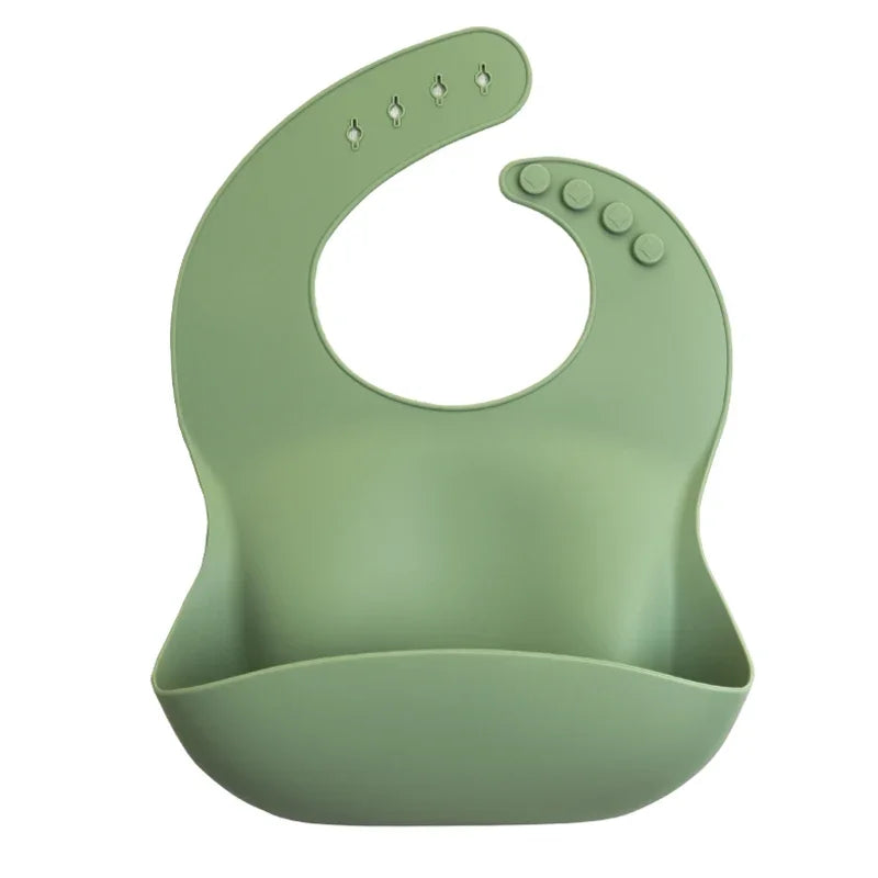 1PC Baby Lunch Apron Toddler Silicone Bibs Baby Kids Girl Boys Waterproof Saliva Cartoon Feeding Bib baby Silicone Bib Aprons