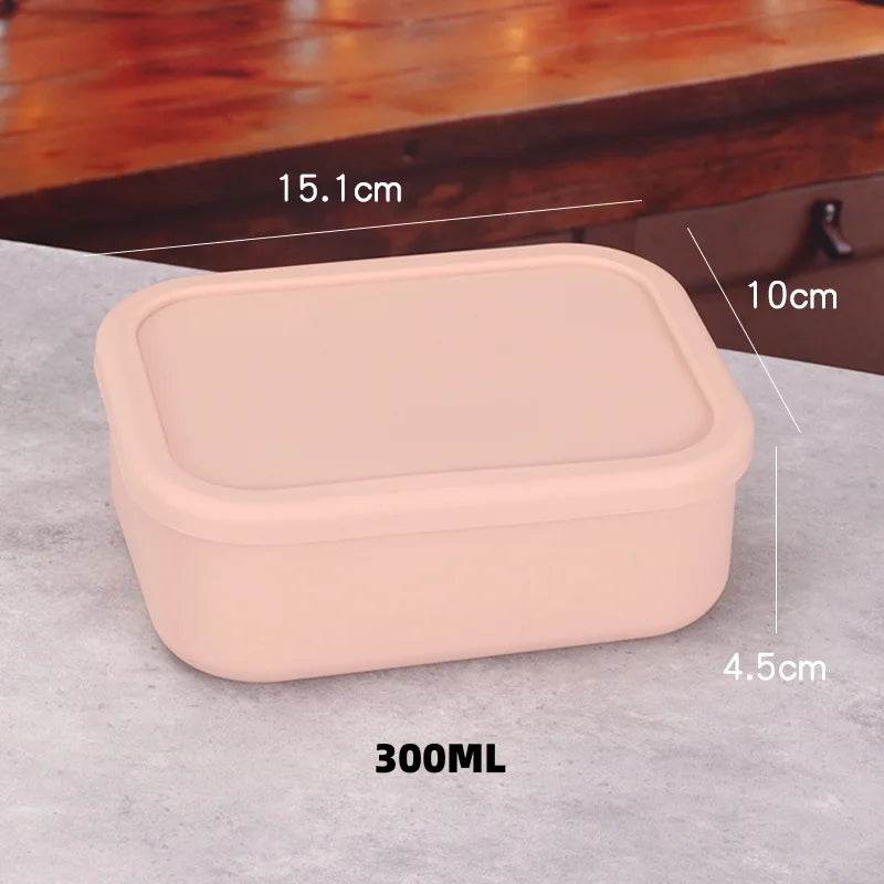 Silicone Bento Boxes Lunch Container, YONGHAO Leak-Proof Lunch Container, BPA-Free, Dishwasher Safe - AIAZ