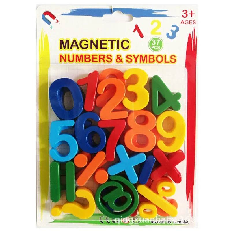 Kids Magnetic Learning Alphabet Letters Plastic Refrigerator Stickers Toddlers Kids Learning Spelling Counting Educational Toys - AIAZ