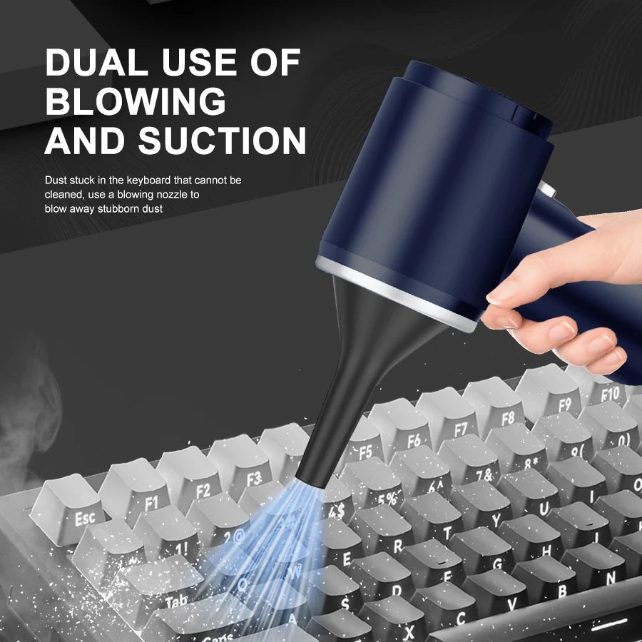 Handheld Portable Dualuse Wireless Vacuum Cleaner Household Car Mounted High-power 3500pa Suction Multifunctional Vacuum Cleaner