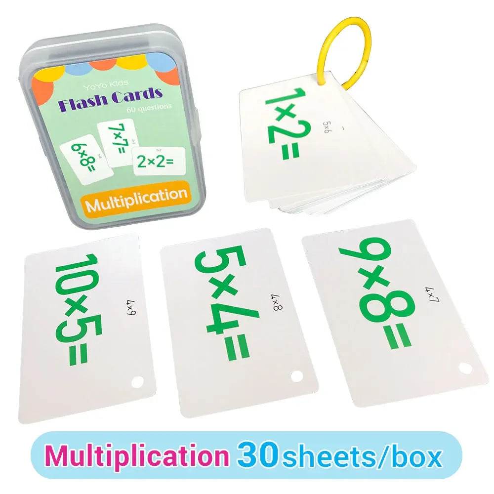 Kids English Words Learning Flashcards Reading Enlightenment Cards Home School Educational Toys Montessori Teacher Teaching Aids - AIAZ
