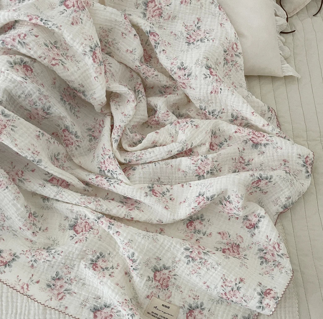 Muslin Swaddle Blankets Newborn Summer Baby Blanket Cotton Infant Swaddle Wrap Receiving Blanket For Crib Stroller Sleeping Item