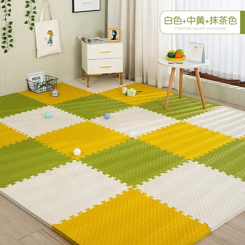 30x30x1cm Baby Play Mats Plain Color Puzzle Mats EVA Foam Mat Kids Jigsaw Mats For Bedroom Protective Floor Tiles Mat Baby Games