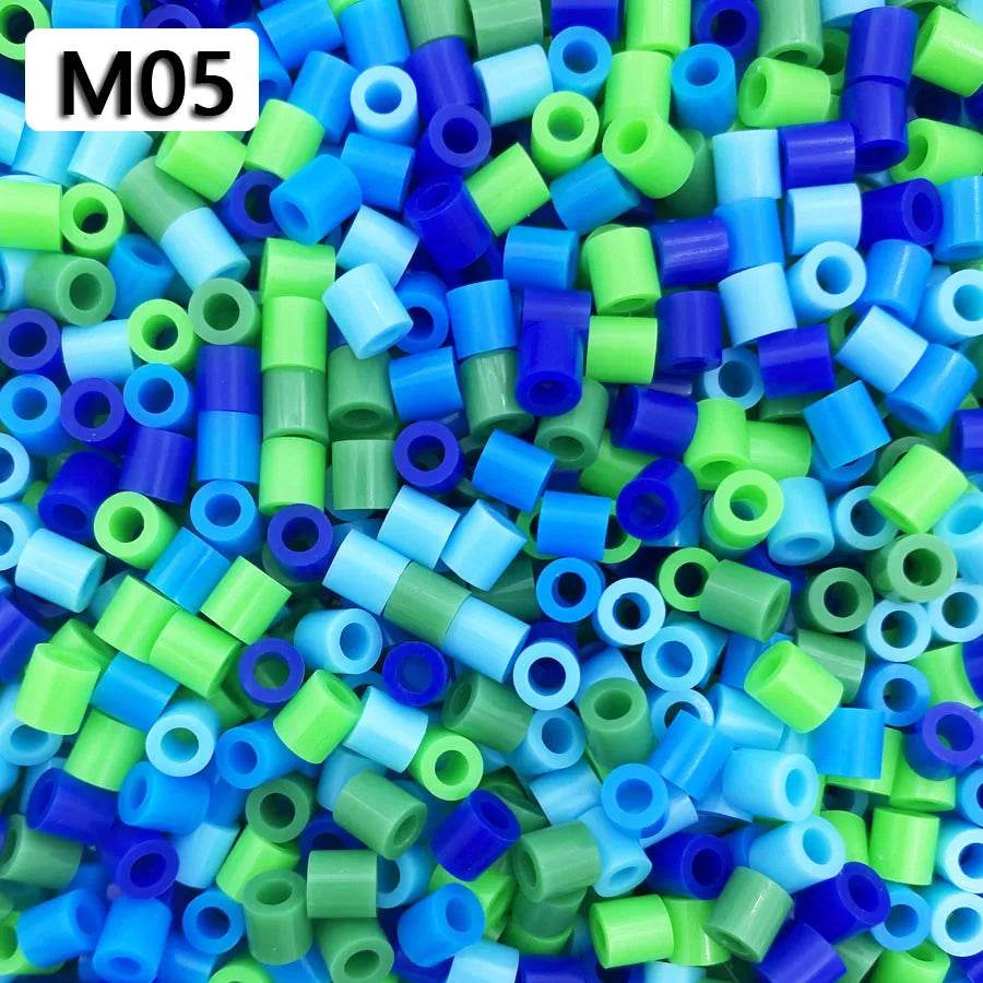 5MM 1000PCs Pixel Puzzle Iron Beads for kids Perler Hama Beads Diy High Quality Handmade Gift toy Fuse Beads - AIAZ