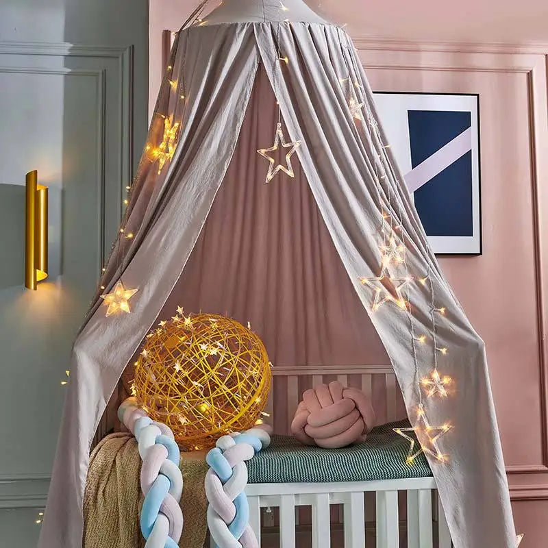 Kids Mosquito Net Baby Crib Curtain Hanging Tent Bed Decor Girl Princess Hanging Bed Canopy Living Corner Play Reading NookDecor