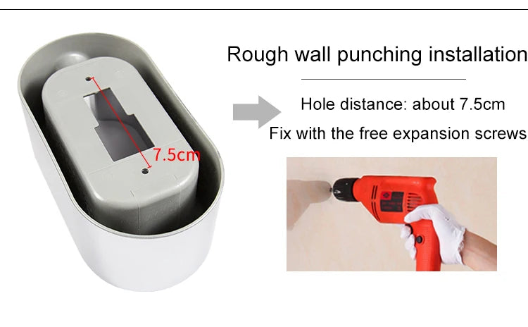 Golden Paper Holder Wall-mounted Toilet Brush Plastic Creative Toilet Paper Box Nordic Trash Can Waste Bins Bathroom Accessories