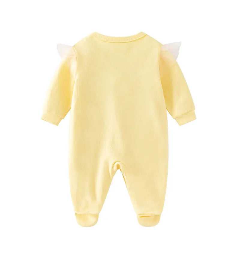 Newborn Baby Clothes Spring Baby Romper Princess style girls Sleepsuit Girl Sleepwear One-pieces Jumpsuit Baby Clothing Jumpsuit