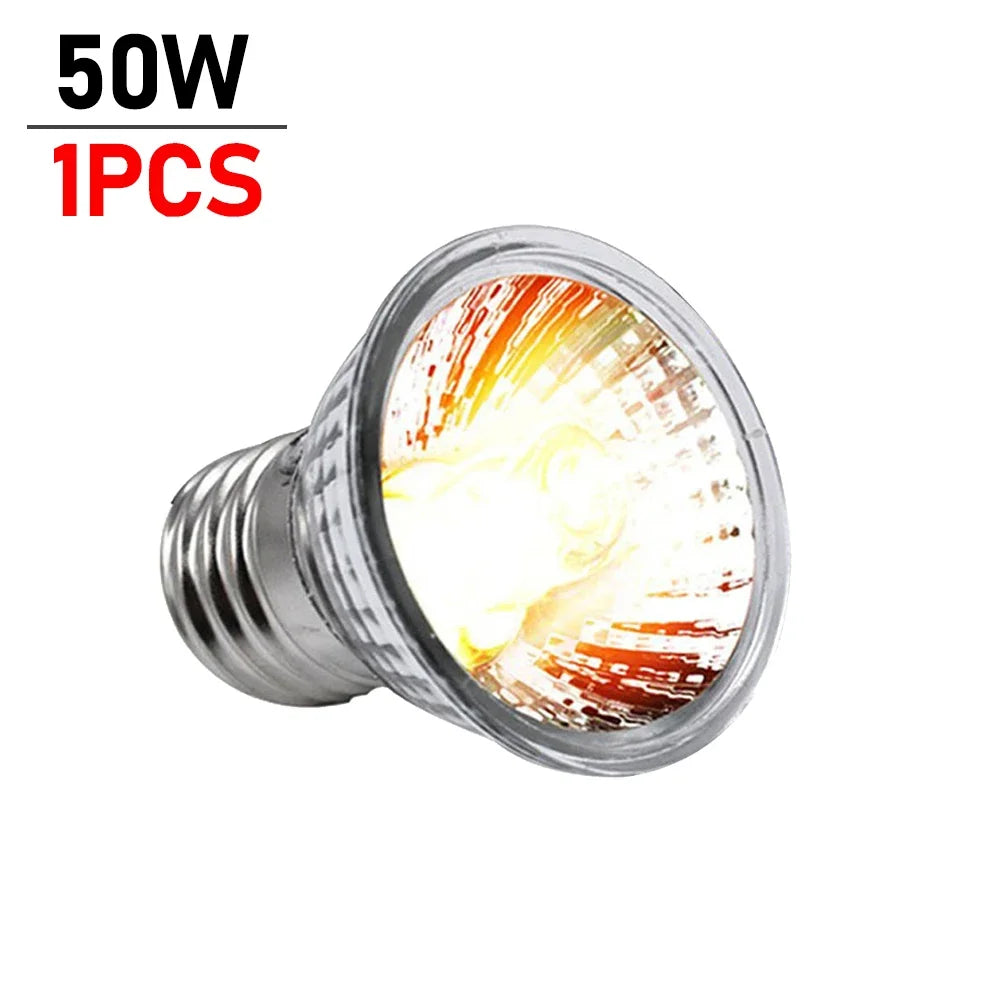 1-10PCS 25/50/75W UVA+UVB Reptile Lamp Bulb Turtle Basking UV Light Bulbs Heating Light Full Spectrum Sunlamp for Amphibians