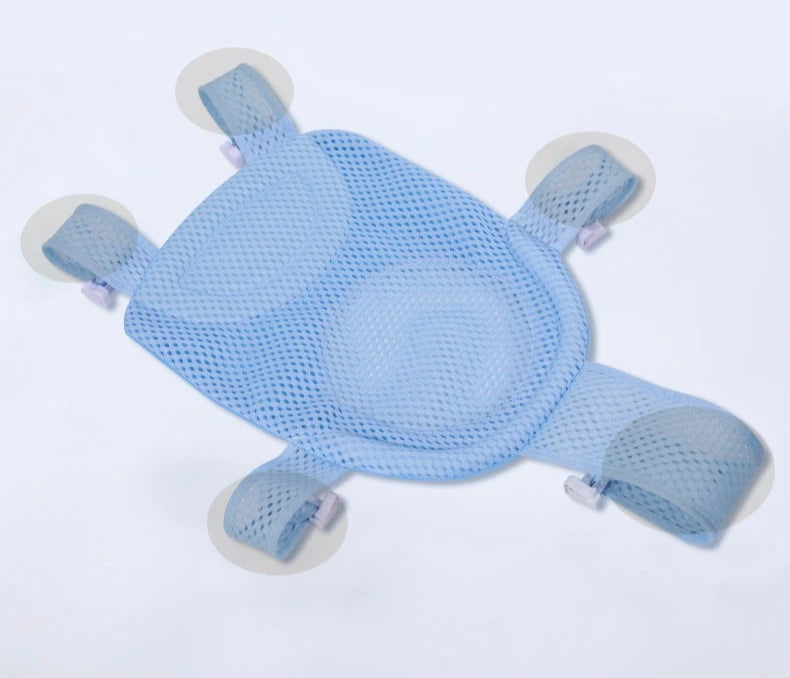 Baby Bath Seat Support Mat Foldable Bath Tub Pad &amp Chair Newborn Bathtub Pillow Infant Anti-Slip Soft Comfort Body Cushion