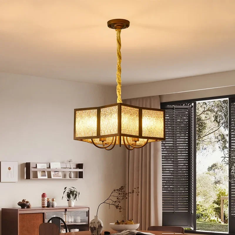 TEMOU Contemporary Restaurant Pendant Lamp French Retro Bedroom Study Villa Hotel Rooms Bar Counter Cafe  Aisle Light