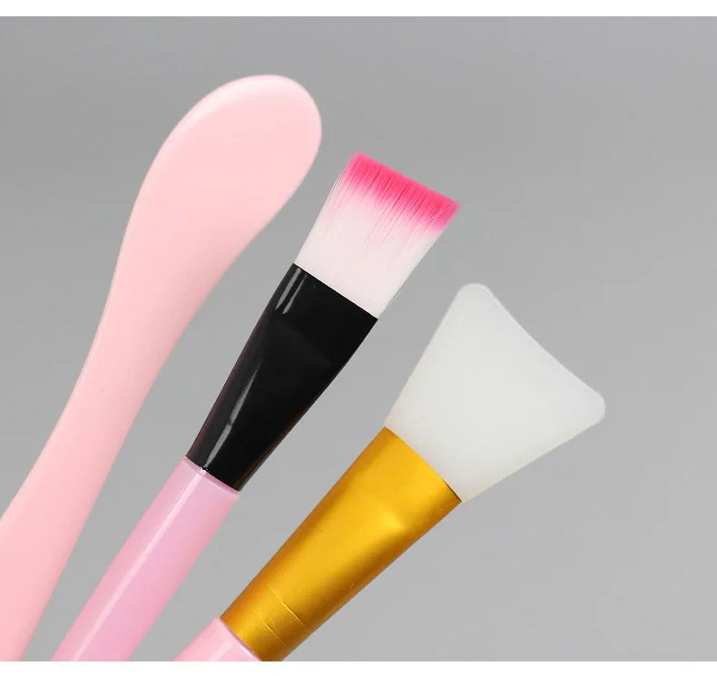 Facial Brush Mask Bowl Spoon Set Mask Brush Bar DIY Beauty Tools Mixing Tools Skin Care Makeup Supplies Woman Facial Tools