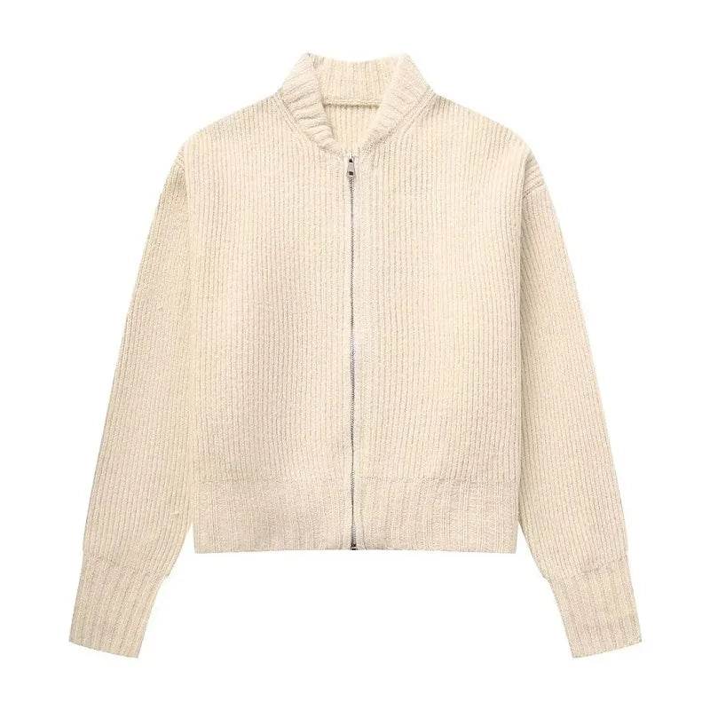 MUJER Sweater Cardigan for Women jacket tricots Coat Knit Outerwears Autumn Winter Woman Fashion Knitwear Cardigan for Woman - AIAZ