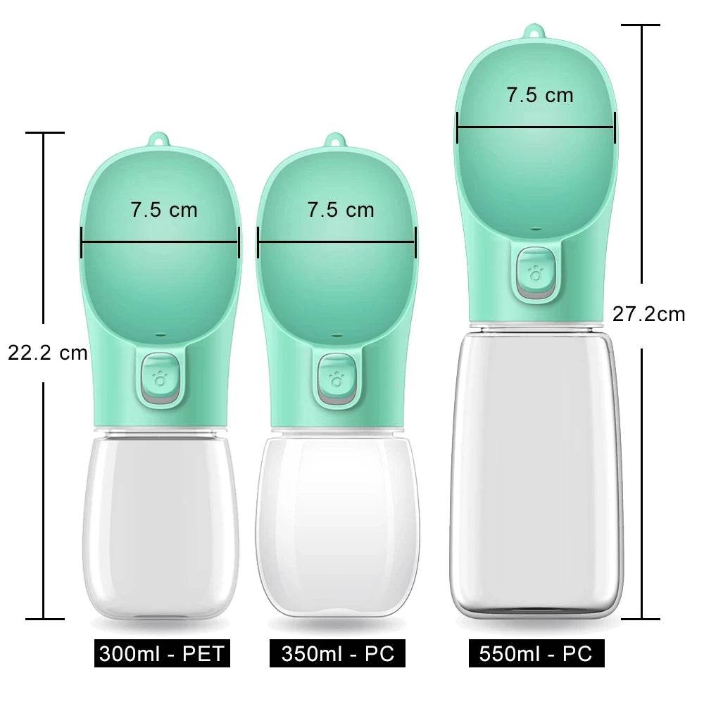Portable Dog Water Bottle For Small Large Dogs Cat Outdoor Leakproof Walking Drinking Bowls Chihuahua French Bulldog Supplies - AIAZ
