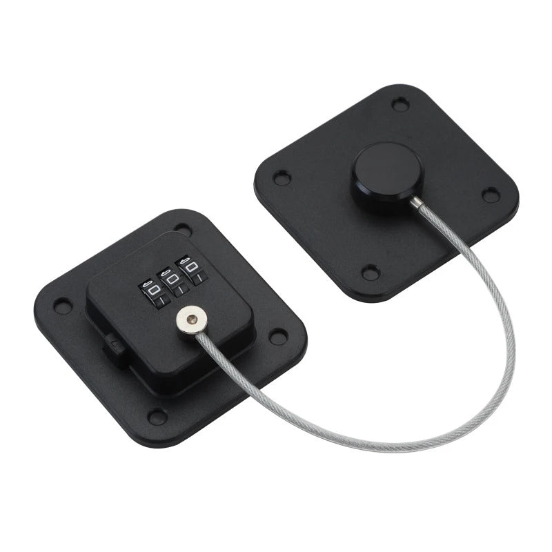 High-end Fridge Lock, Keep Your Food and Kids Safe with Our Refrigerator Lock - No Keys Needed, Combination Lock for Fridge, Pan