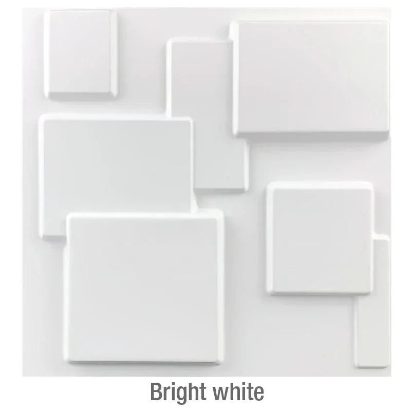 30cm house wall renovation geometric 3D wall panel non-self-adhesive 3D wall sticker art tile 3d wallpaper room bathroom ceiling