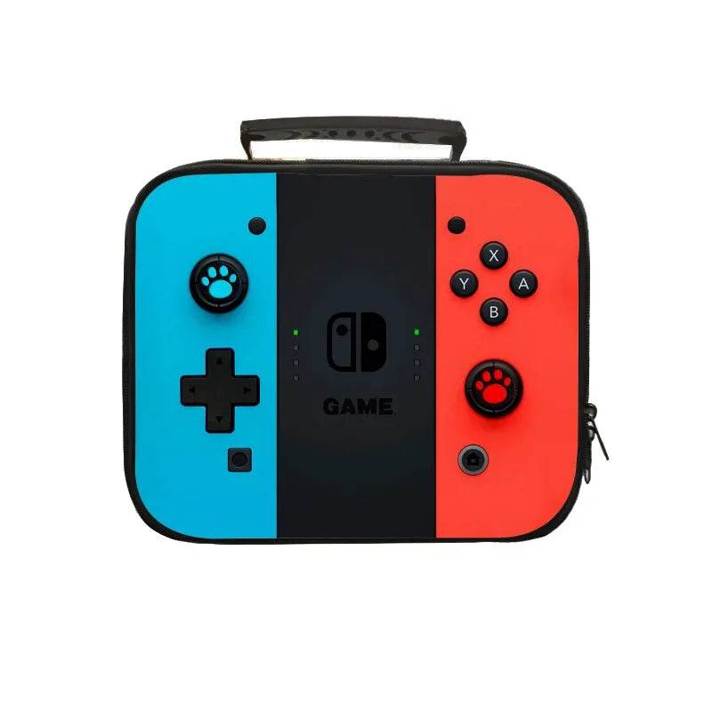 Back To School Game Console Pattern DIY School Bag for Primary and Secondary Students Lunch Bag Pen Bag Shoulder Bag Three Sets - AIAZ