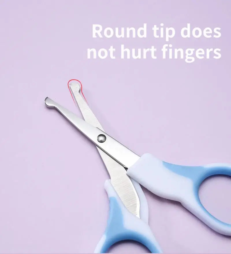 6Pcs/set Baby Care Kit Nasal Aspirator Nail Clipper Sharpener Daily Cleaning Supplies Care Head Brush Comb Scissors Tool Package