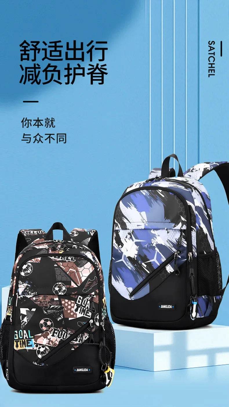 2024 Waterproof Children school Backpack School Bags Boys kids Schoolbag primary School backpack Kids Book Bag mochila1-6 garde - AIAZ