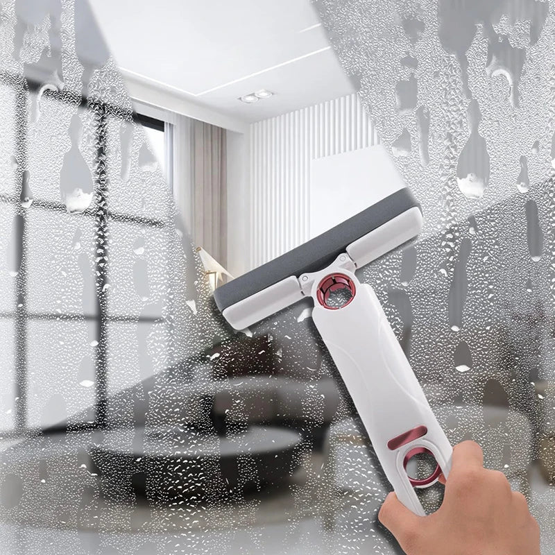 Mini Self Squeeze Mop, Powerful Folding Household Clean Tools, No Hand Wash, Strong Absorbent Mop for Bathroom, Kitchen, Desktop