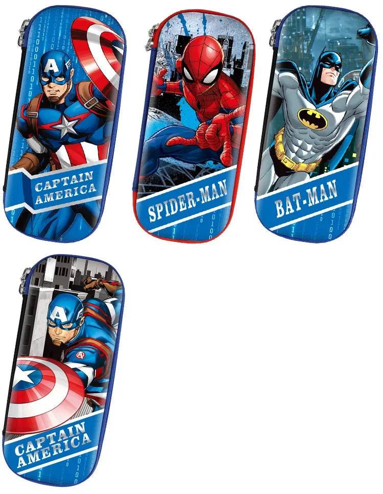 Spidermans Pencil Case Office School Supplies Marvels Super Hero Cover Movie Pencil Pouch Kids Pen Bag Student Stationery Gifts - AIAZ