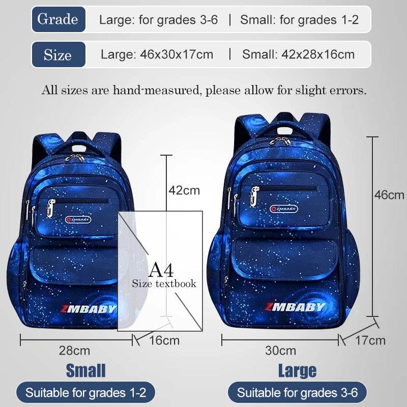 Back to School Adjustable Kids School Backpack for Boys Girls Lightweight Growth Design Waterproof Elementary Primary school Boo - AIAZ