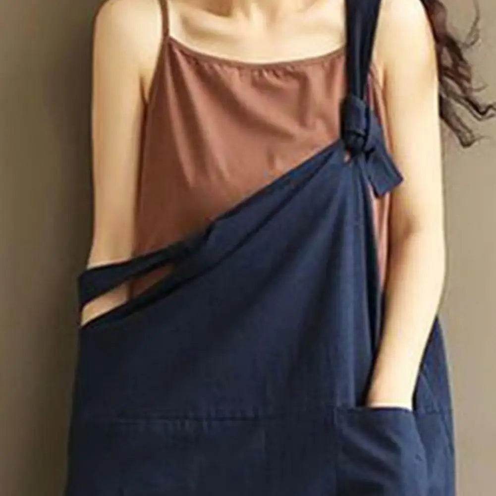 Special Women Jumpsuits Portable Casual Suspenders Skin-friendly Straps Design Jumpsuits for Dating - AIAZ