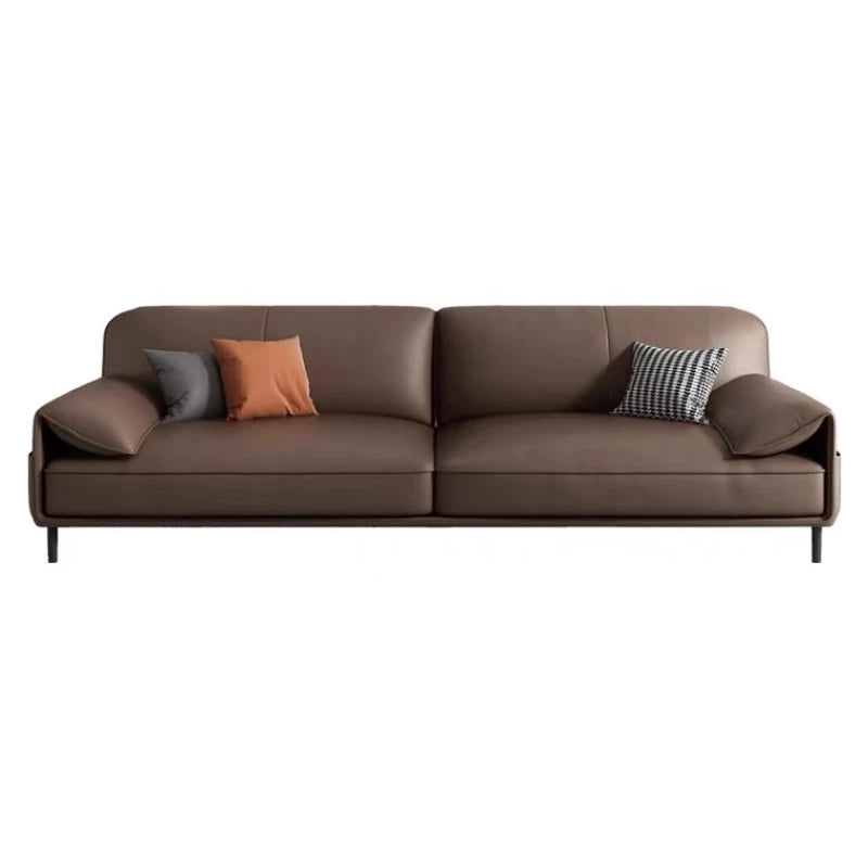 Comfortable Adult Sofa Simple Modern Leather Italian Light Luxury Sofas Business Reception Designer Sillon Cama Home Furniture
