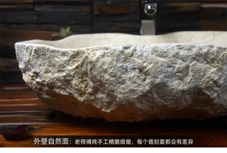 Stone platform basin Art marble washbasin Pool Bathroom Balcony Outdoor courtyard Household